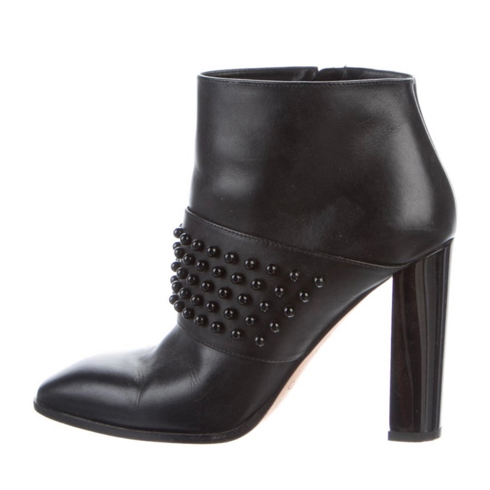 Calvin Klein Studded Leather Boots